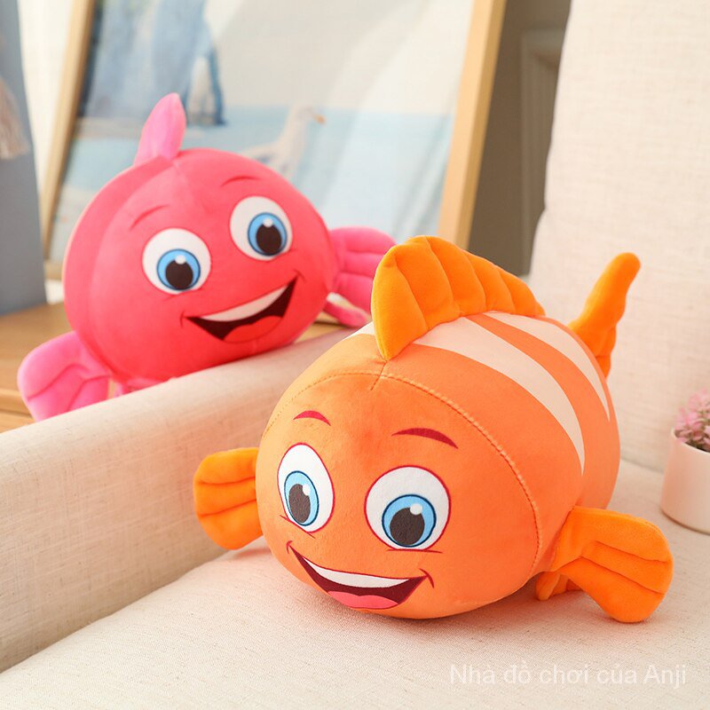 AIXINI 5 Colors Finding Nemo Baby Plush Toys Clownfish Finding Dory 2 Clownfish Nemo Birthday Gifts Kawaii Plushie Stuffed Toy Anime Plush No Toy Fish Plush Toy Animals