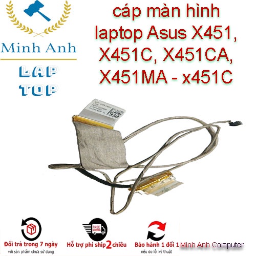 cáp màn hình LCD laptop Asus X451, X451C, X451CA, X451MA - x451C