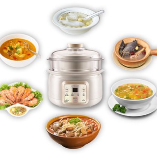 Nồi Nấu Cháo, Chưng Yến Nồi Hầm Chậm Nấu Cháo Cho Bé Hấp Cách Thuỷ Đa Năng Song Anh A600