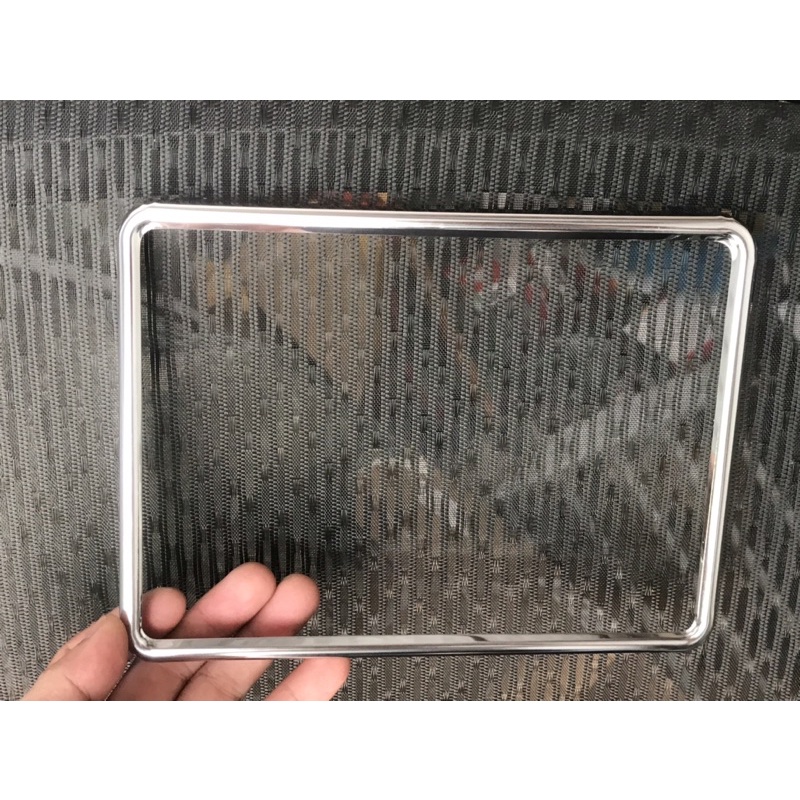 Viền biển inox trắng cao cấp cực đẹp gắn các dòng xe