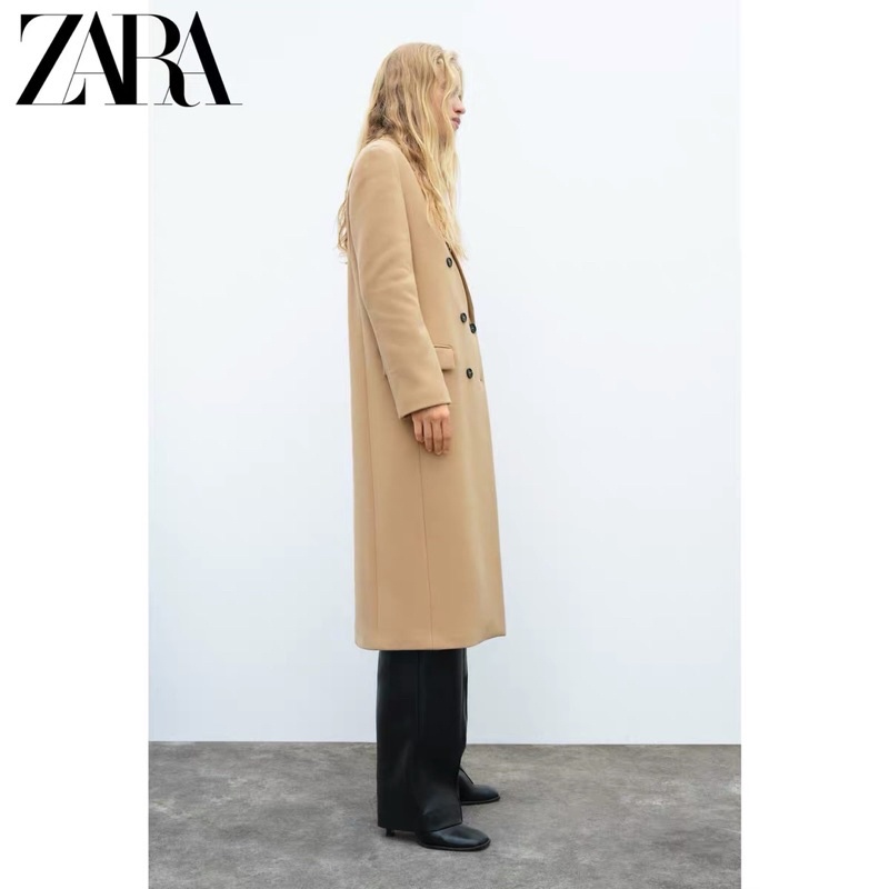 Order áo choàng ZARA xuất dư mùa đông mới của phụ nữ Áo khoác choàng dáng dài | BigBuy360 - bigbuy360.vn