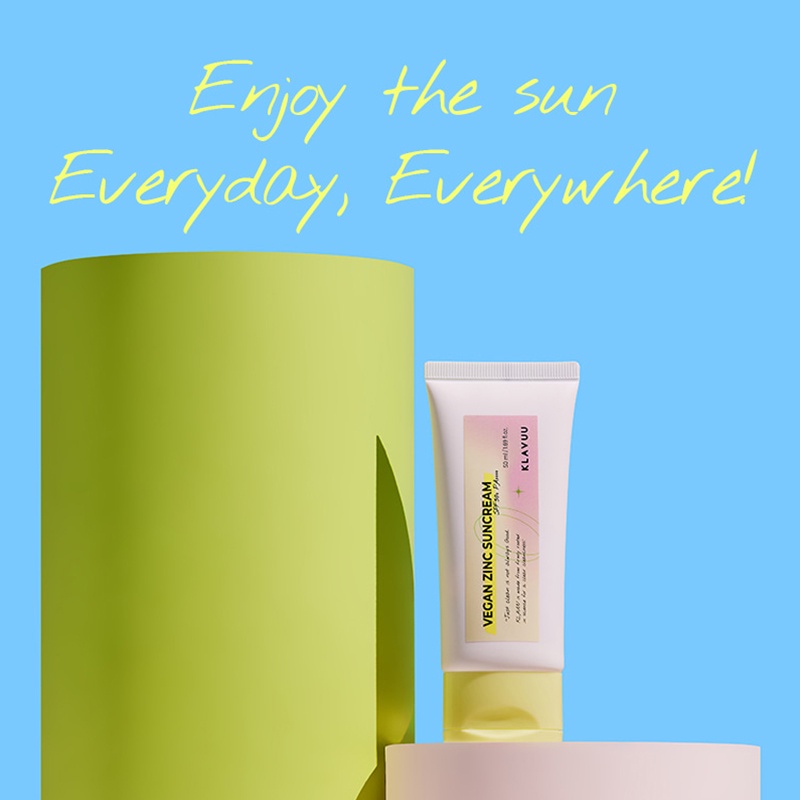Kem chống nắng cấp ẩm dịu nhẹ KLAVUU Vegan Zinc Suncream SPF 50+ PA++++ / 50ml