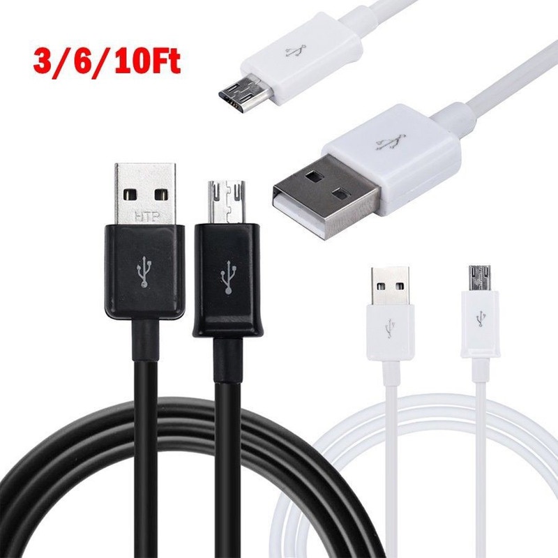 Dây Cáp Sạc Micro USB 1M 2M 3M Cho Điện Thoại Android
