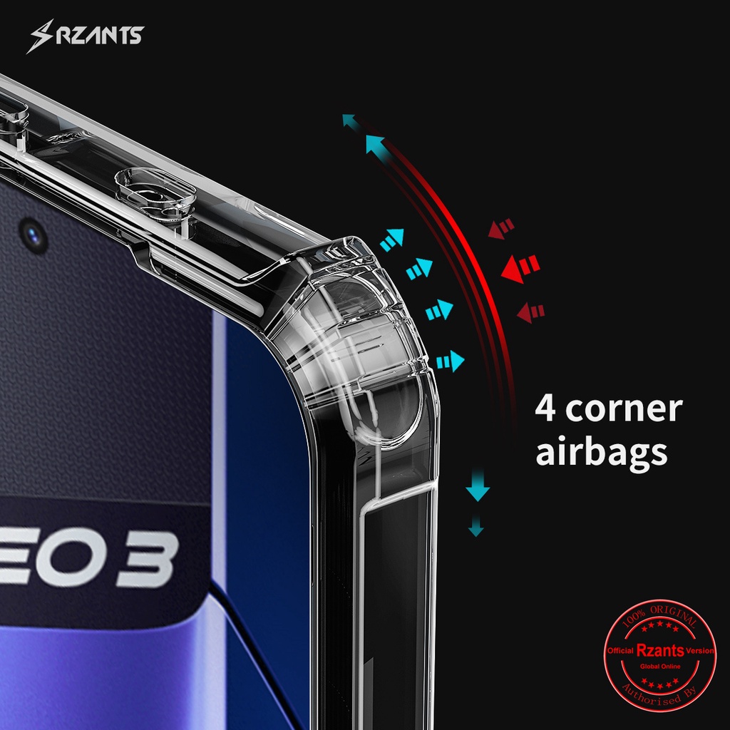 Ốp Điện Thoại Mỏng Trong Suốt Thiết Kế Đệm Khí Cho Realme GT Neo 3