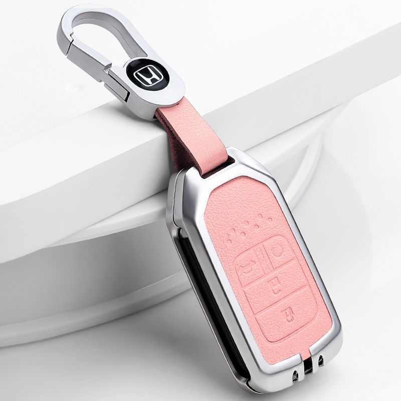 Vỏ Bảo Vệ Chìa Khóa Điều Khiển Từ Xa Bằng Hợp Kim Nhôm Cho Xe Hơi Honda Civic City Jazz Brio BRV