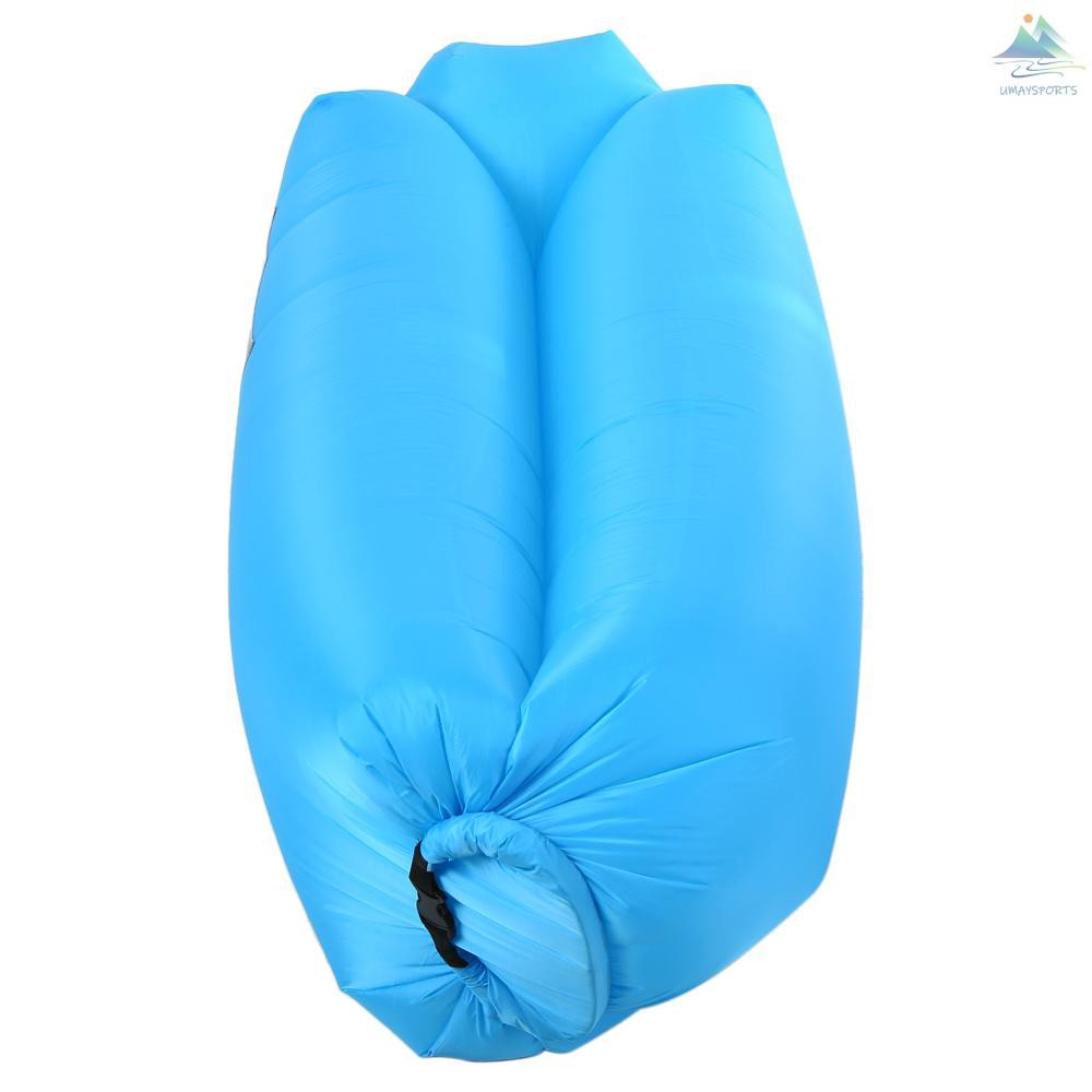 UMA Inflatable Lounge Self-inflating Air Sofa Sleeping Couch Built-in Pillow for Backyard Lakeside Beach Camping Picnic