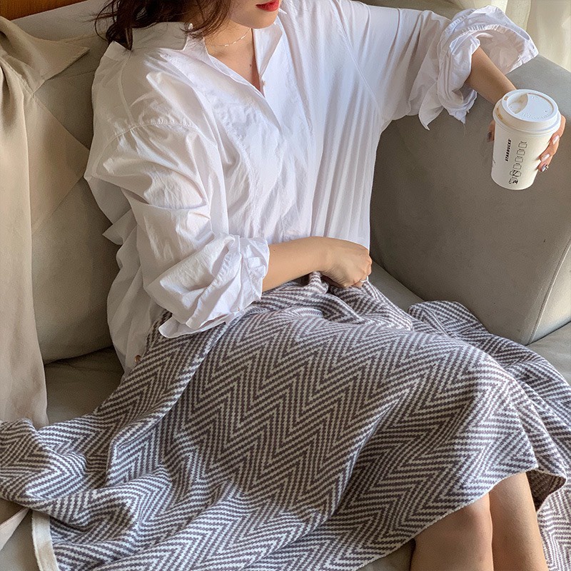 Khăn len dáng áo choàng thời trang leuleu.accessorize