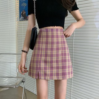 Chân váy kẻ caro chất đẹp hai lớp Jameela