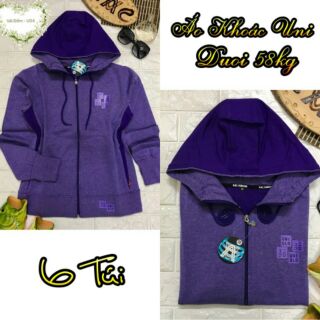 Mẫu áo khoác uni size <65kg