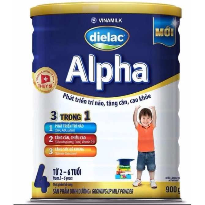 Sữa bột Vinamilk Dielac Alpha Step 4 900g