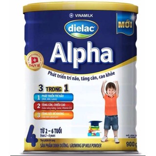 Sữa bột Vinamilk Dielac Alpha Step 4 900g