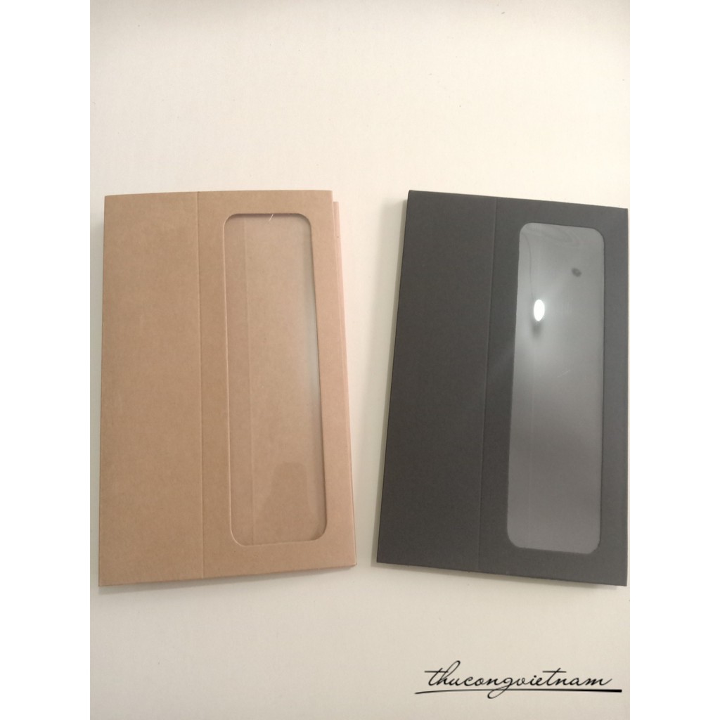 Hộp quà kéo có kiếng 23*8*6cm