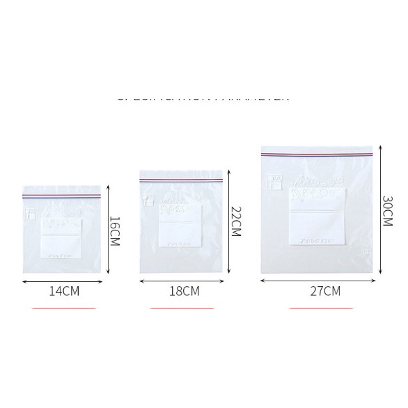 Túi đựng thực phâm, trữ đông, bảo quản rau củ quả giữ tươi_K58