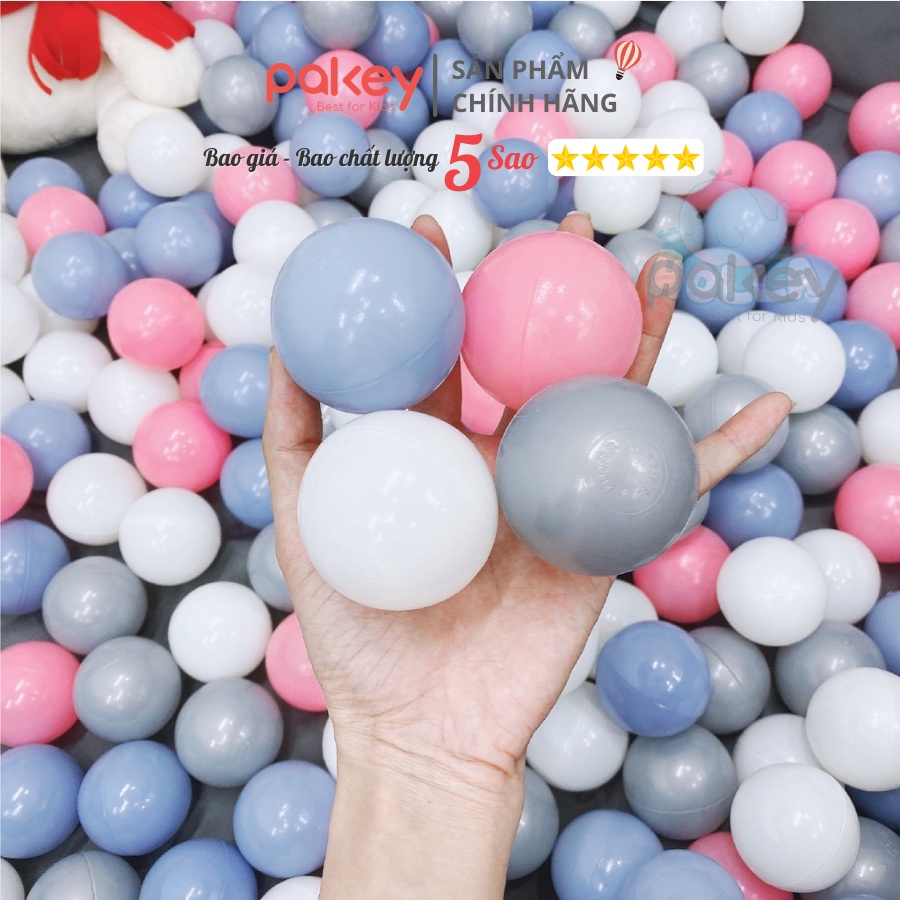 100 Bóng Nhựa Cho Bé, Bóng Siêu Căng Mềm Chất Liệu An Toàn, Bóng Nhựa Khu Vui Chơi Loại 1