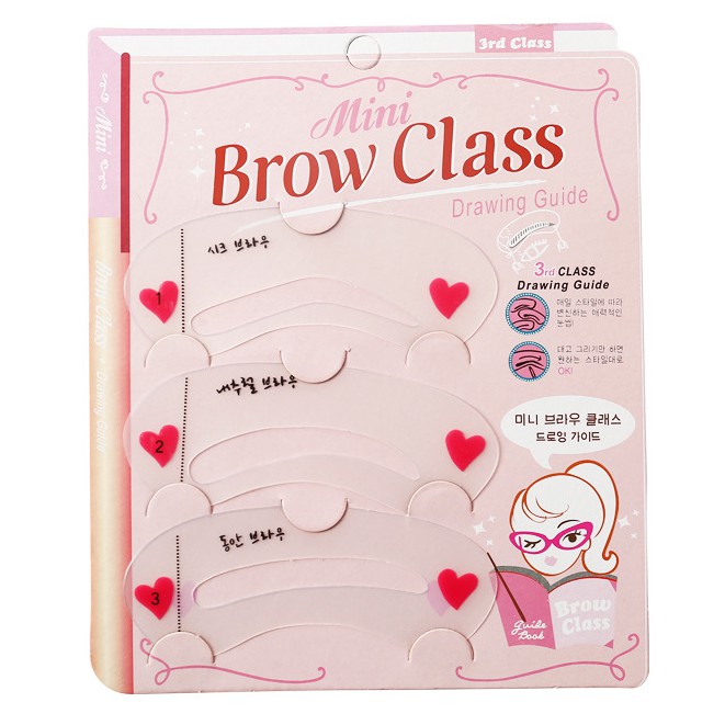 Set vẽ lông mày 3 dáng Hàn Quốc