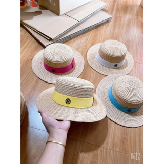 Mũ gaucho vành nhỏ chất cỏ cao cấp dây nơ nhiều màu siêu đẹp