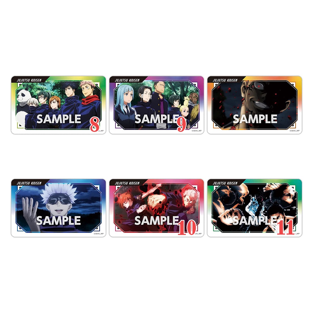 Sticker Jujutsu Kaisen Chính Hãng ENSKY 01