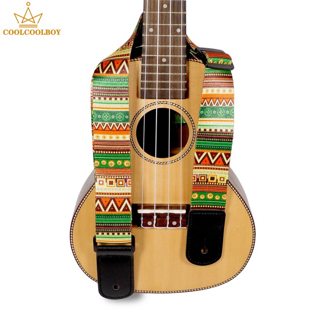 Dây Đeo Đàn Ukulele In Họa Tiết Thổ Cẩm