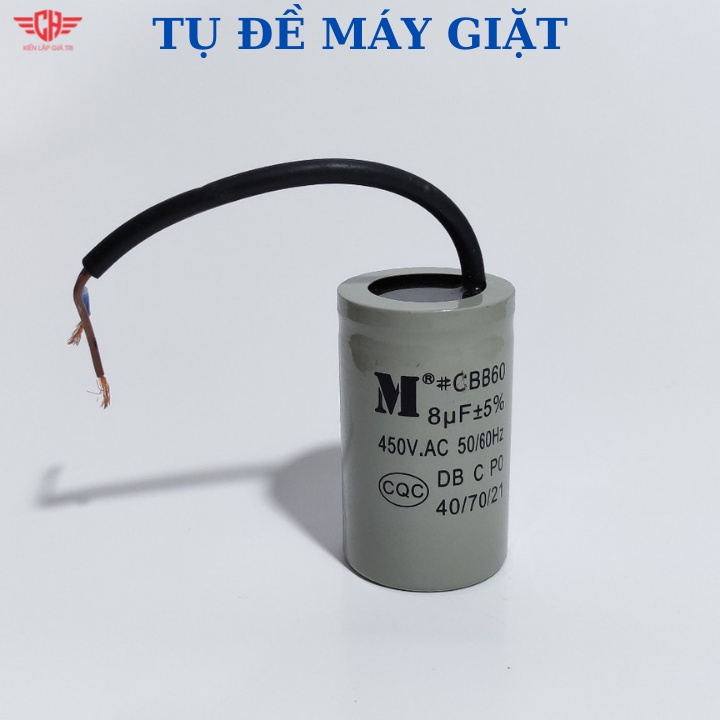 Tụ máy giặt các loại 8 uF - 10uF - 12uF - 14uF Loại tốt