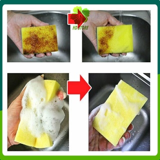 Miếng Rửa Chén Bát 2 Lớp Vàng Xanh SAMRAN