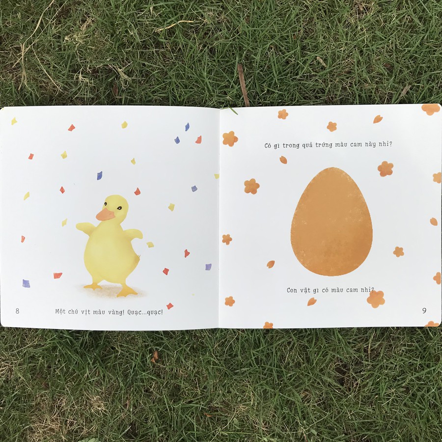 Sách - Ehon Màu sắc - Có gì trong quả trứng? (0-6 tuổi)