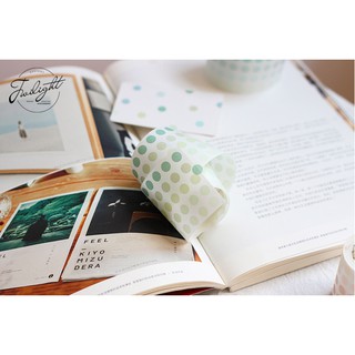 Băng dính trang trí Washi Tape Basic Dot, 52mm*3m