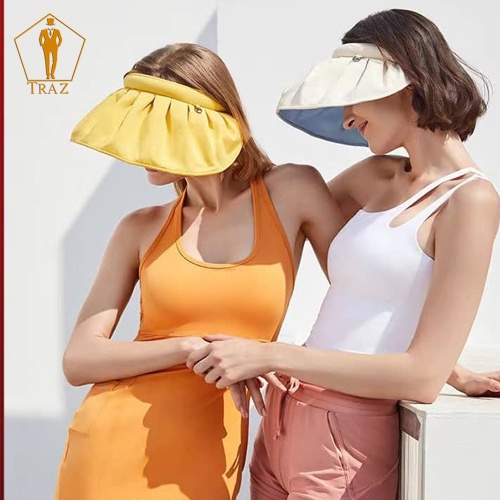 Mũ Nón Vành Rộng Nữ TRAN Chống Nắng Đi Biển Phong Cách Unisex Bucket Trơn122