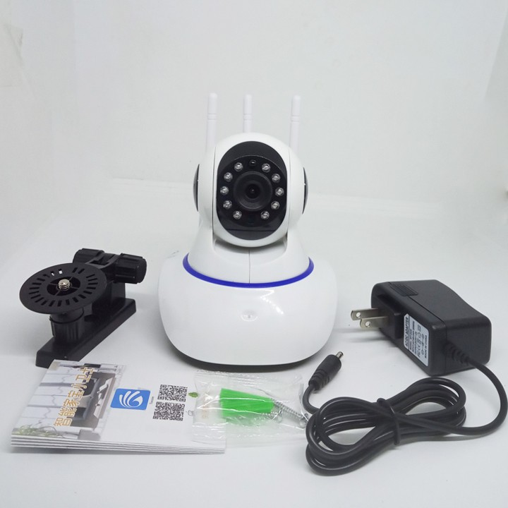 [ HOT SALE ] Camera IP Xoay Yoosee X8100 3 ANTEN 2.0Mp FullHD 1080P tích hợp hồng ngoại quay ngày đêm siu bền