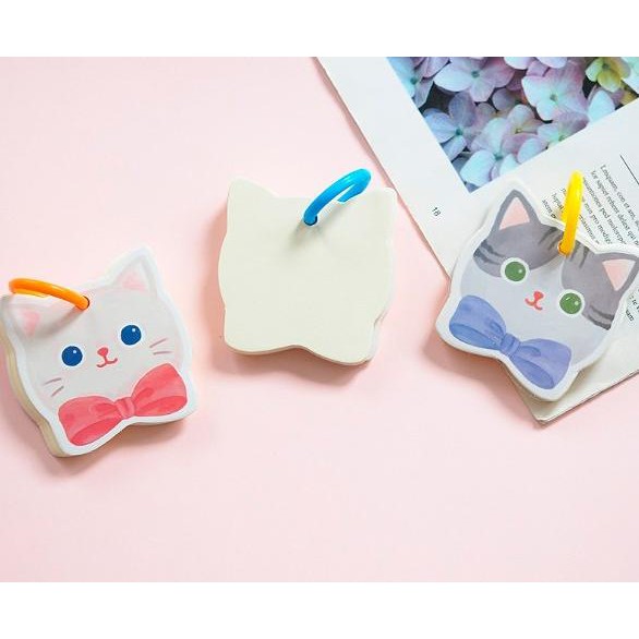 Sổ note flashcard trần tình lệnh FCT39 tiêu chiến vương nhất bác MDZS mèo đeo nơ