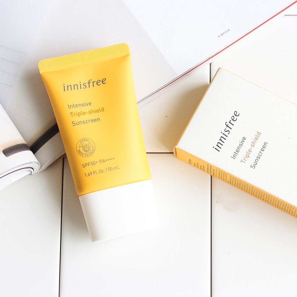 Kem Chống Nắng Cho Mọi Loại Da Innisfree Triple Shield Sunscreen