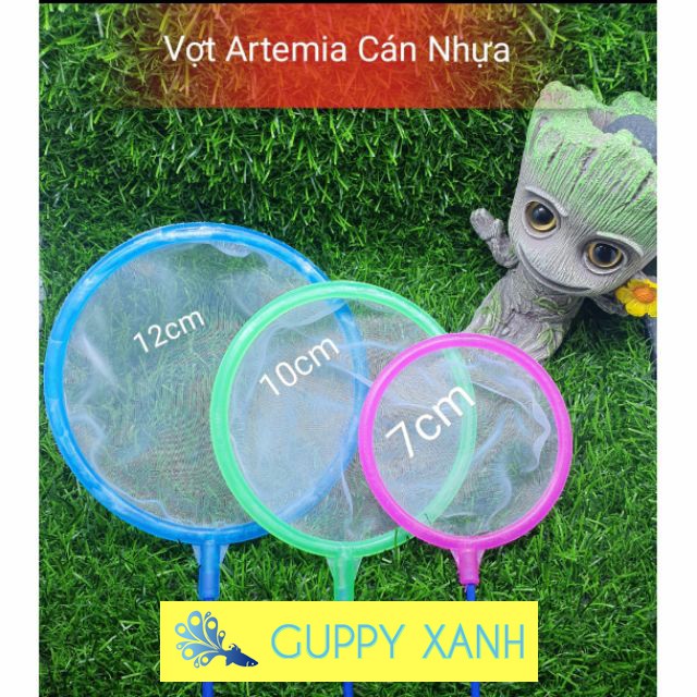 Vợt Tròn Artemia Lưới Nano Thế Hệ Mới Lưới Dầy Và Có Độ Sâu - Cán Mũ Không Bị Sét - GuppyXanh