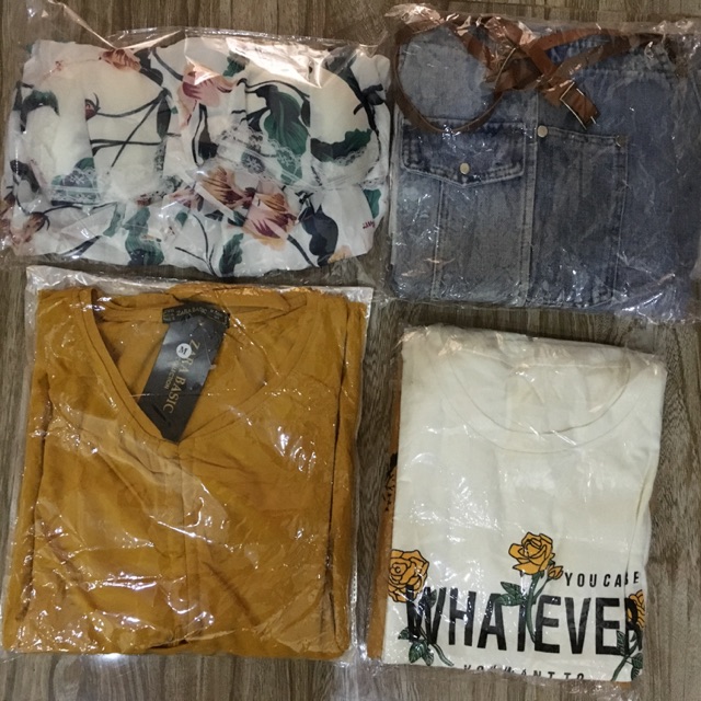 Combo 4 set đầm yếm