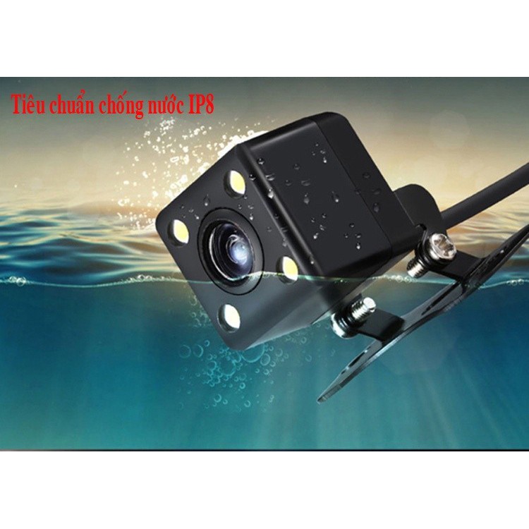 camera lùi oto 4 LED chống nước