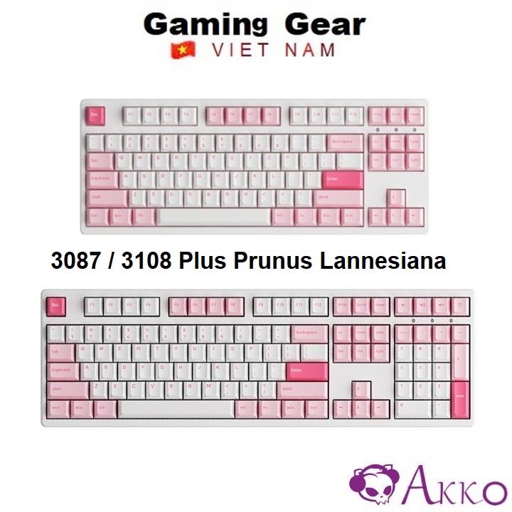 Bàn phím cơ AKKO 3087 / 3108 Plus Prunus Lannesiana