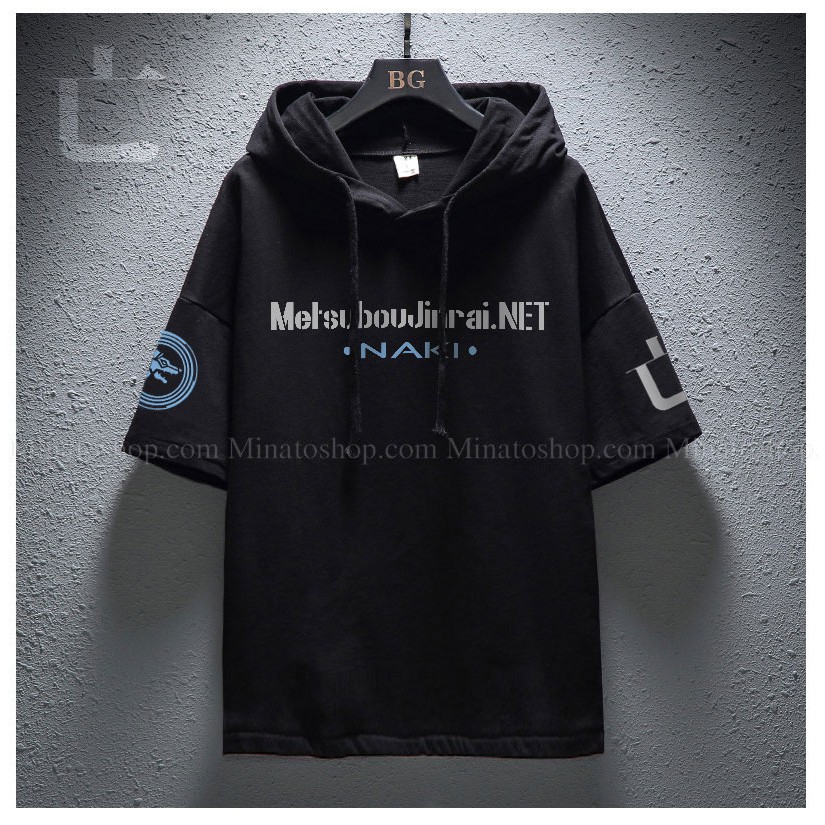 Áo Hoodie Tay Ngắn Metsuboujinrai