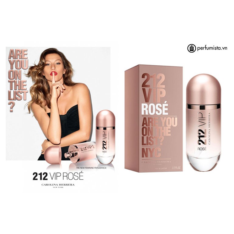 NƯỚC HOA CAROLINA 212 VIP ROSE EDP 80ML CHÍNH HÃNG - 6655