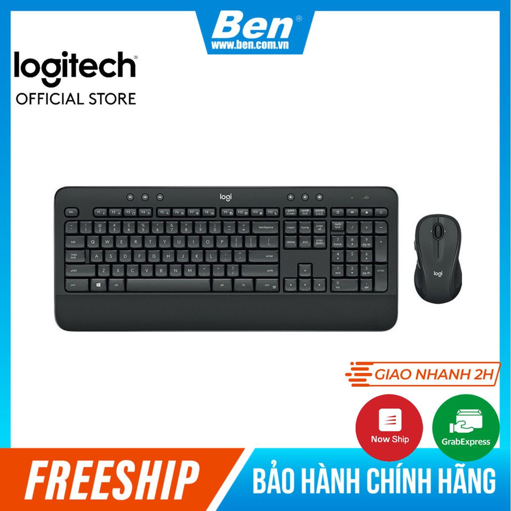 [Mã SKAMCLU9 giảm 10% đơn 100K] Combo Bàn phím và chuột không dây Logitech MK545