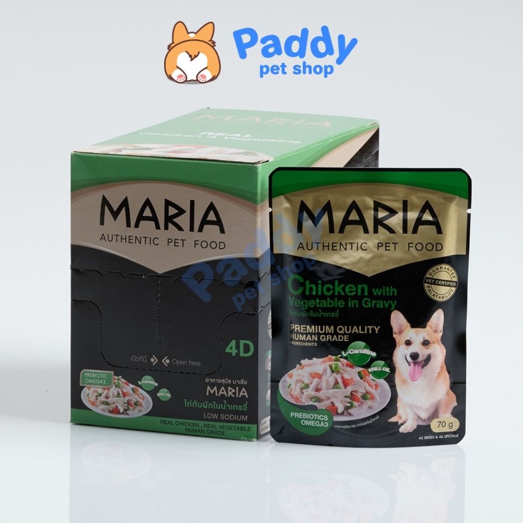 Pate Maria Dog Cao Cấp Cho Chó 70g (Best Seller tại Thái Lan)