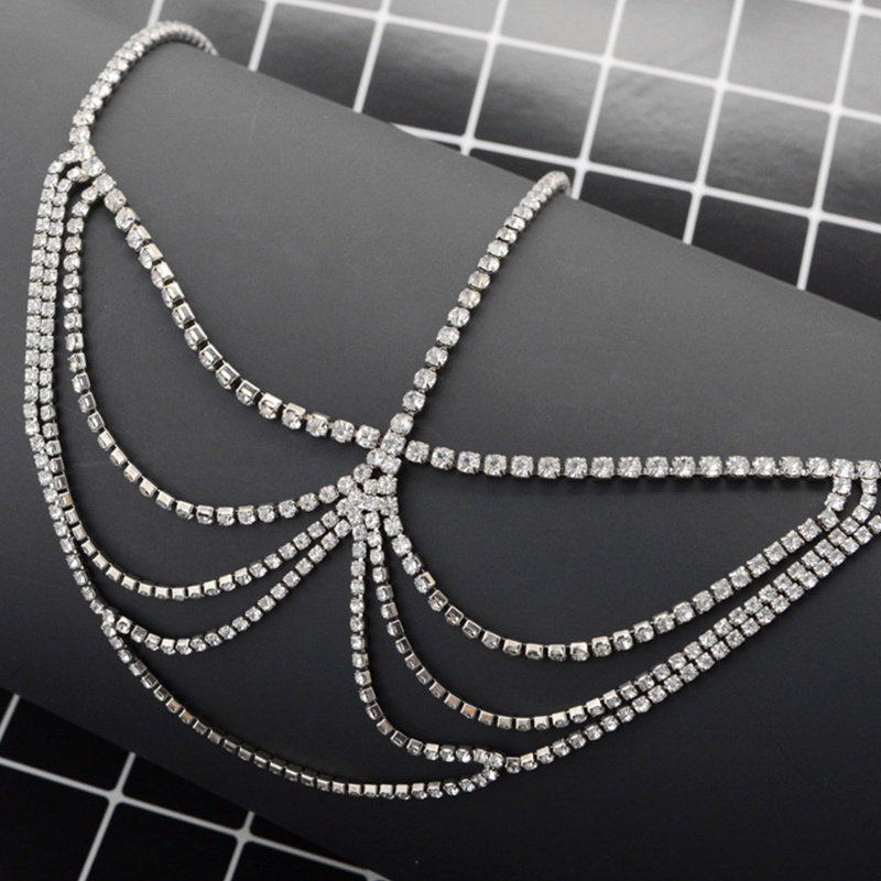 Dây Xích Đính Đá Hình Giọt Nước Phong Cách Bohemia Cho Cài Tóc Cô Dâu