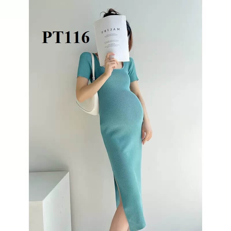 Đầm body len  CC dáng dài siêu xinh  -PT116
