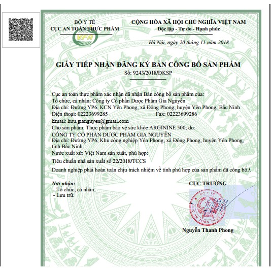 Viên Uống Bổ Gan Arginine 500