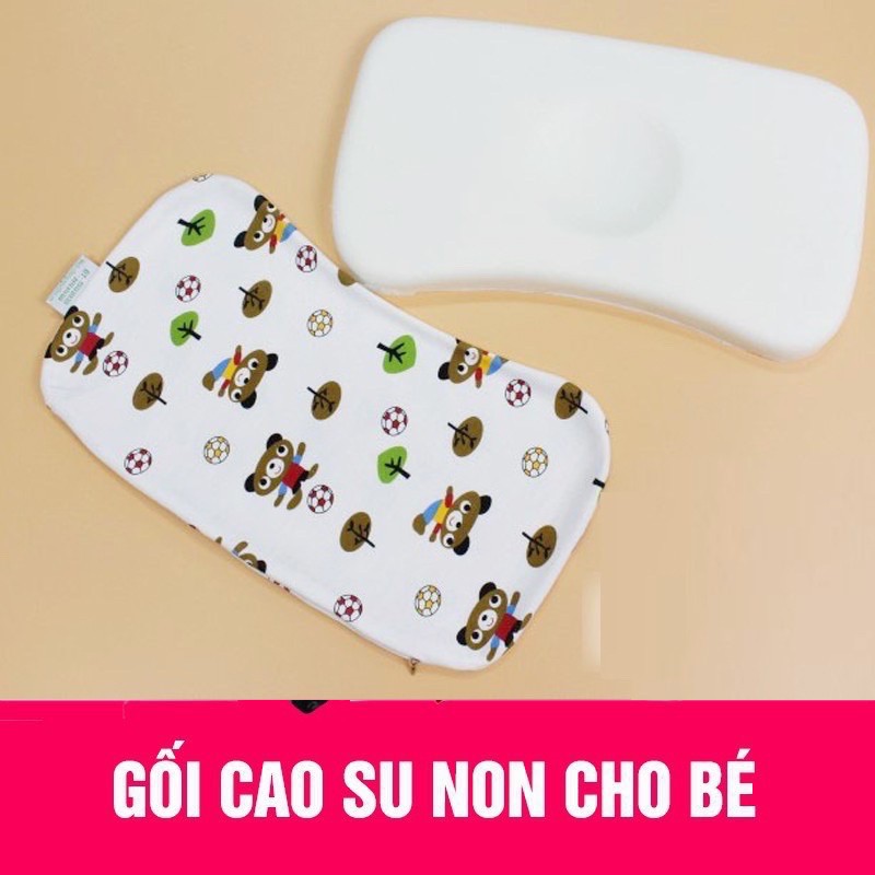 Gối cao su non cho bé