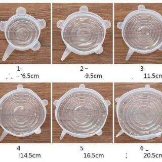 Set nắp đậy thức ăn silicon