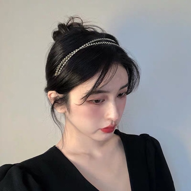 Cài tóc lấp lánh siêu dễ thương đính đá - Maben