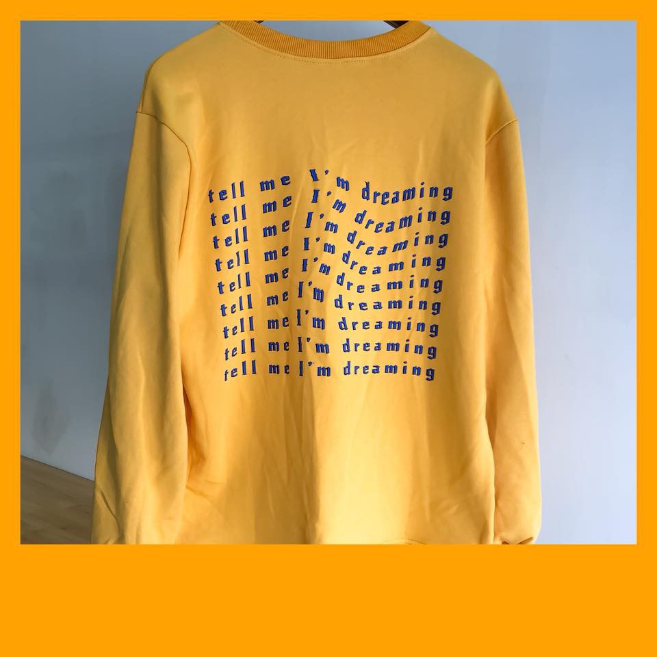 Áo nỉ sweater YAYSHOP unisex nam nữ in chữ Dreamming