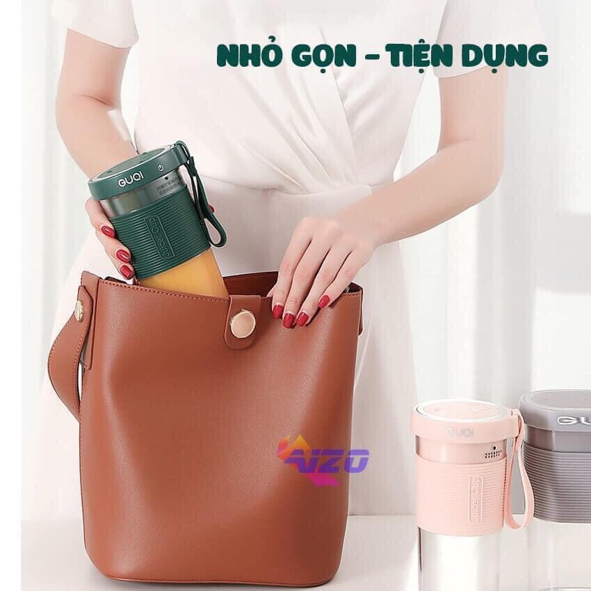 Máy xay sinh tố mini cầm tay GUQI-3 lưỡi Sạc Pin Tiện Lợi giá rẻ