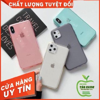 Ốp Lưng Iphone Pastel - Trong Suốt, Siêu Dày (Táo Xanh Phụ Kiện)
