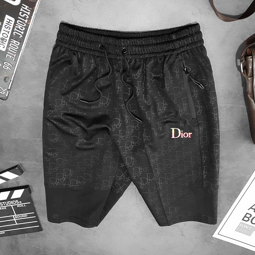 Quần Short Nam Thể Thao Chất Liệu Umi Hàn Cao Cấp Có Khóa Túi, Họa Tiết Dập Vân 3D Phom (45-75kg), QS341 | BigBuy360 - bigbuy360.vn