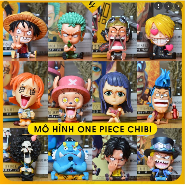 Mô hình Figure chibi one piece naruto hơn 50 loại 10 -15cm dễ thương