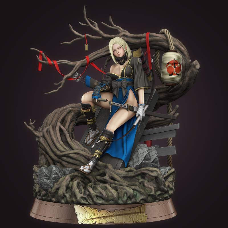 File in 3D mô hình Android 18 Dragon Ball - Dragon Ball